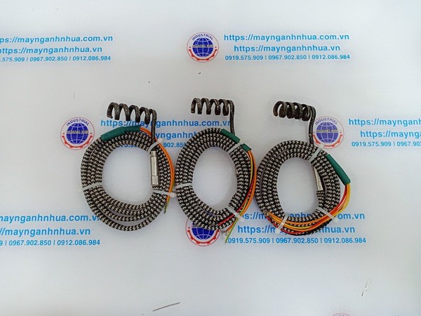 Điện trở lò xo phi 10 cao 40 điện áp 220v, sản xuất theo yêu cầu