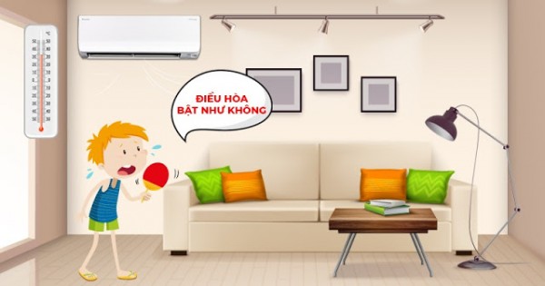 Điều hòa bị suy yếu, mất đi khả năng làm lạnh