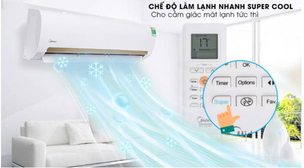Điều hoà Media 1 chiều 18000 BTU giá tốt và dịch vụ trọn gói