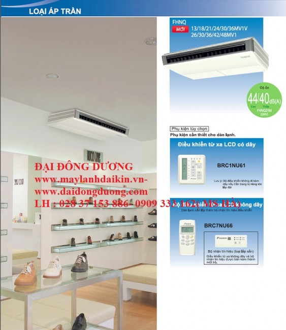 Điều hòa thương mại áp trần Daikin được nhiều khách hàng tin dùng