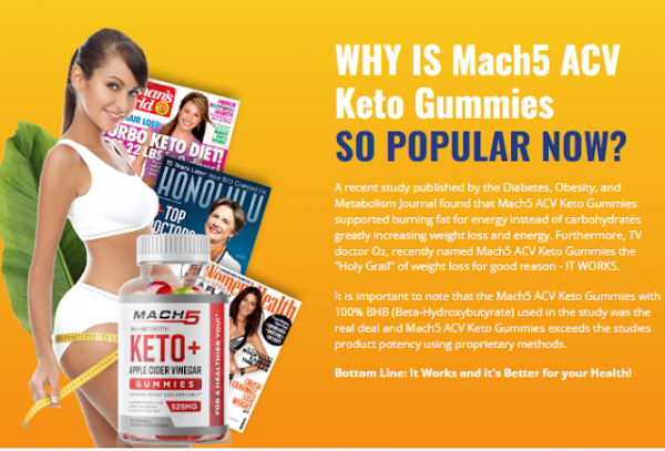 Discover the Delicious Way to Support Your Health with Mach5 Keto ACV Gummies