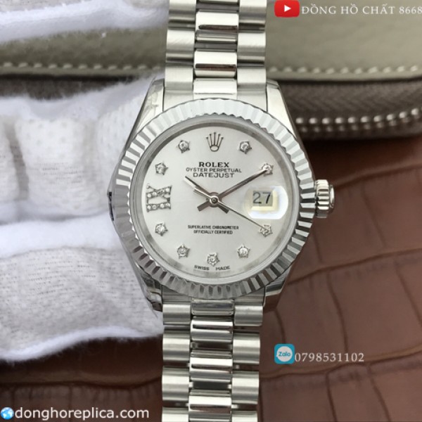 Đôi nét về chiếc đồng hồ Rolex DateJust platinum siêu cấp