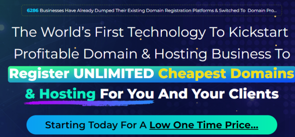 Domain Pro OTO 1 to 6 OTOs Bundle Coupon + 88VIP 3,000 Bonuses Upsell