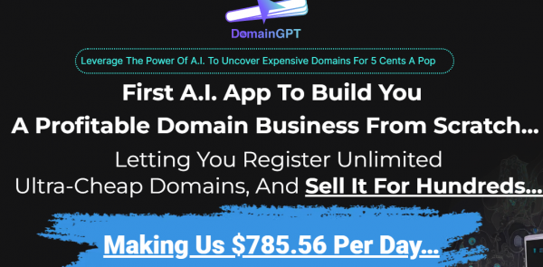 DomainGPT OTO 2023: Full 5 OTO Details + 3,000 Bonuses + Demo