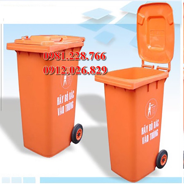 Đơn vị chuyên bán số lượng lớn thùng rác 120 lít giá cực rẻ, bền đẹp