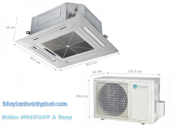 Đơn vị cung cấp giá kho cho Máy lạnh cassette CASPER âm trần rẻ nhất TPHCM