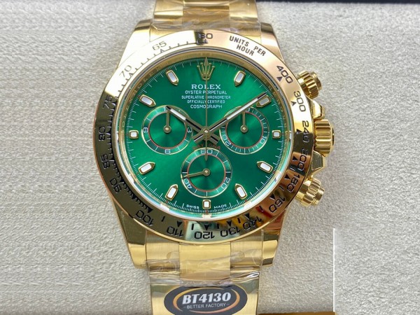 Đồng hồ Rolex Gold Green Daytona Cosmograph 116508 Replica 1:1