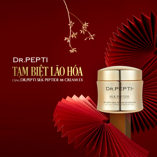 Dr.pepti silk peptide 88 cream Ex xoá tan nỗi sợ hãi da chảy xệ