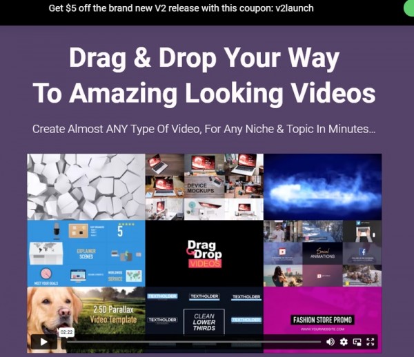Drag and Drop Videos V2 OTO - 1st to 5th All 5 OTOs Details Here + 88VIP 2,000 Bonuses