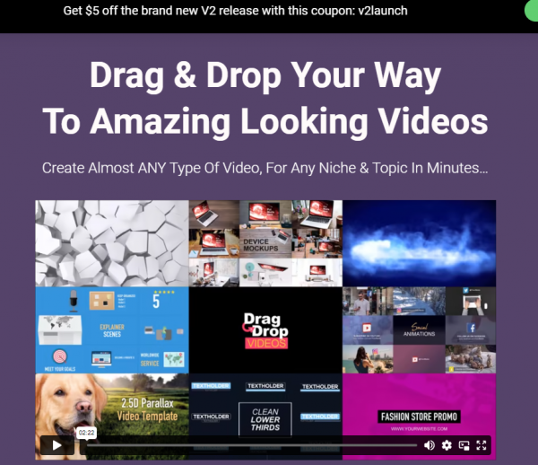 Drag and Drop Videos V2 Review – 88VIP 2,000 Bonuses $1,153,856 + OTO 1,2,3,4,5 Link Here