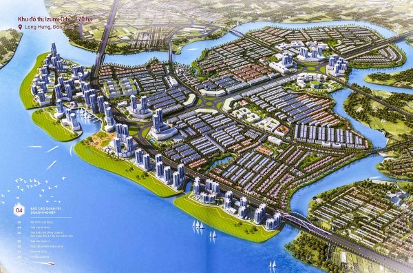 Dự án bất động sản Đồng Nai Izumi City Nam Long khu đô thị ven sông