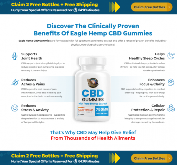  Eagle Hemp CBD Gummies Reviews [Shark Tank Alert]: Price & Side Effects 