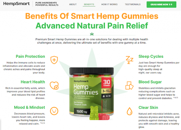 Elevate Your Mood and Relaxation with HempSmart CBD Gummies New Zealand (AU, NZ, CA, IL)