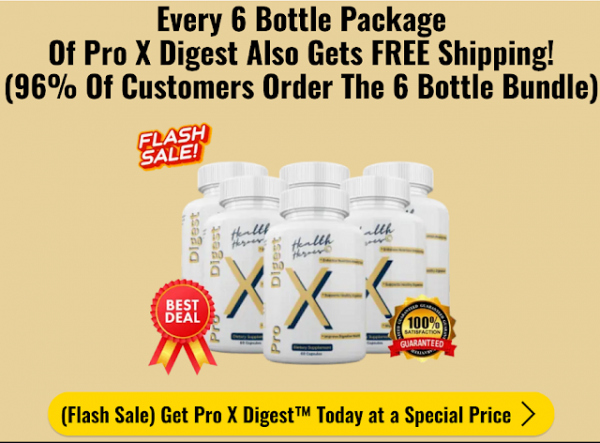 Enjoy a Comfortable, Happy Gut with Pro X Digest