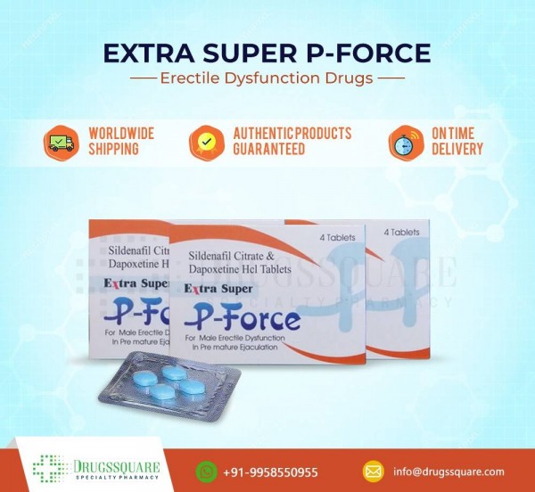 Extra Super P-Force - Sildenafil + Dapoxetine Tablet