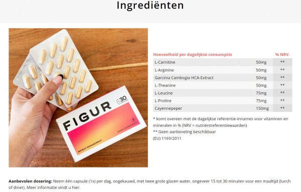 Figur-capsules voor beoordelingen 2023 van gewichtsverlies, kosten en hoe te kopen in NL
