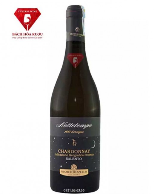 Franco Rizzello Nottetempo 100 barrigue Chardonnay Salento