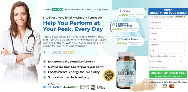 Functional Nutrition Organic Lion’s Mane SUPPLEMENT, WORK, RESULTS & PRICE