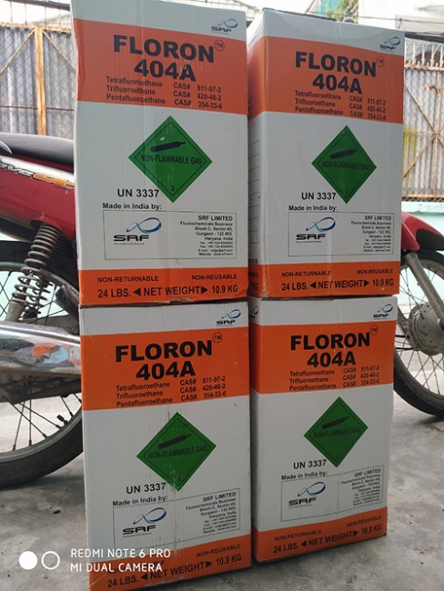 Gas lạnh Ấn Độ Floron R404a | 10,9Kg giá sỉ 