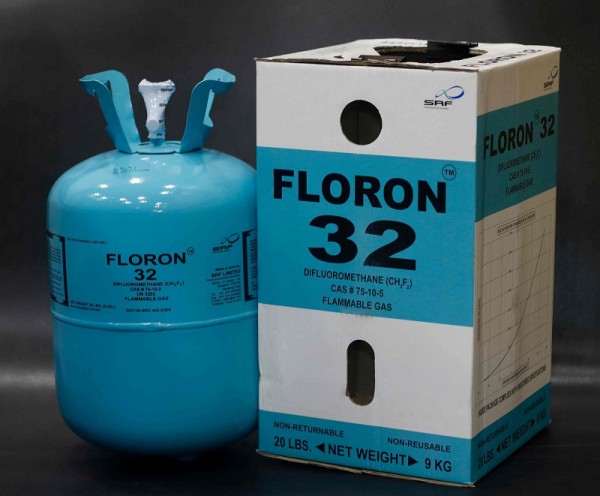 Gas lạnh Floron R32 9kg - Ấn Độ