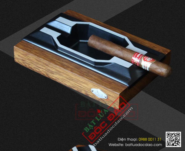 Gạt tàn xì gà (cigar) Cohiba sứ cao cấp 2 điếu 5603A