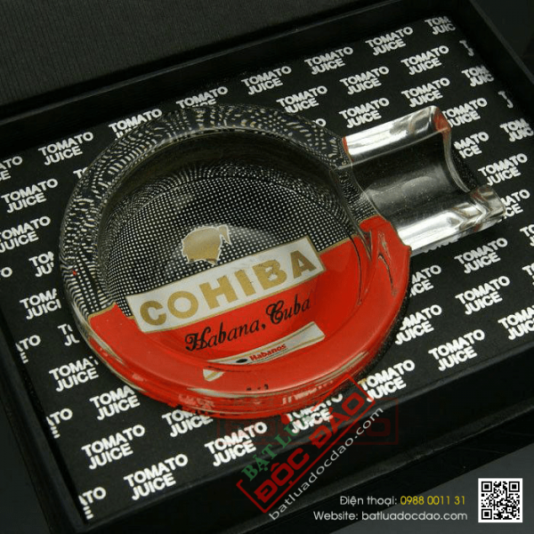 Gạt tàn xì gà thủy tinh Cohiba G113A chính hãng