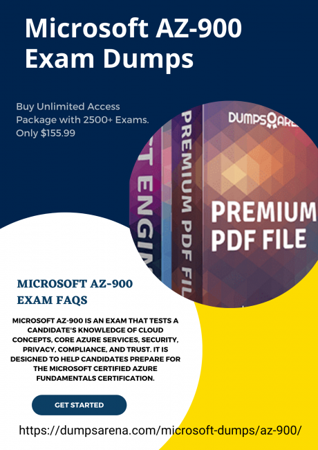 Get AZ-900 Exam Dumps Certified Quickly and Easily with Our Latest Exam Dumps