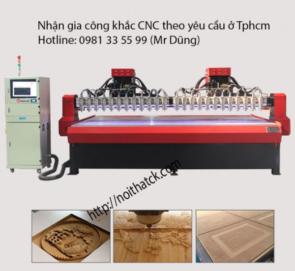 Gia Công Khắc CNC Theo Yêu Cầu, Giá Rẻ Tại Tphcm