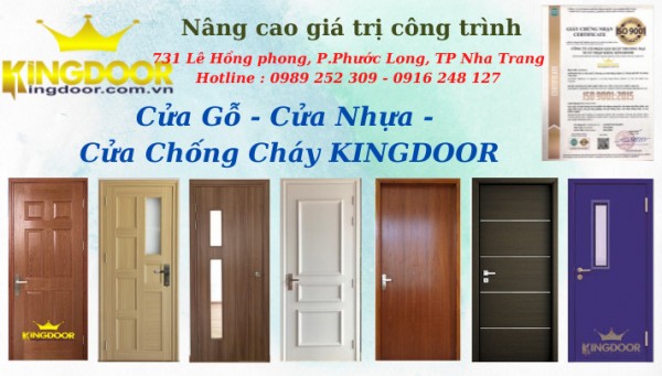 Giá cửa nhựa - cửa gỗ - cửa chống cháy | Đạt chuẩn ISO-9001 - Kingdoor