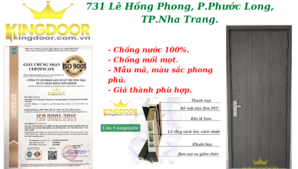 Giá cửa nhựa giả gỗ Composite tại Thủ Đức - Cửa nhựa chịu nước 100%