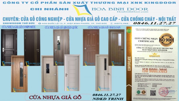 Giá cửa nhựa giả gỗ tại Sóc Trăng mới nhất năm 2022