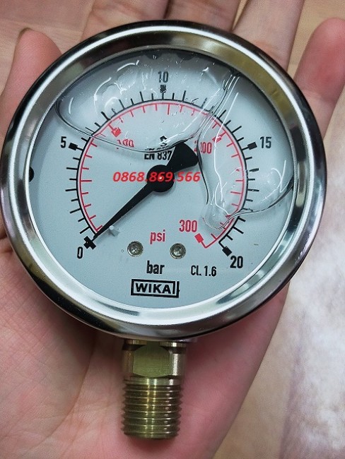 Giá đồng hồ áp suất có dầu chính hãng tại Bình Phước 