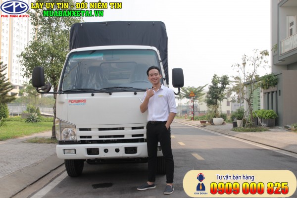“Giá mới” Xe tải Isuzu Vĩnh Phát 1.9 tấn thùng dài 6.2 mét - 0909 000 825 
