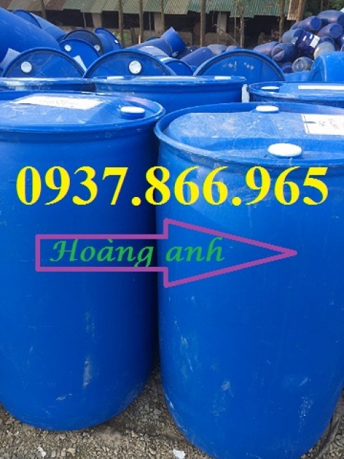 Giá phuy nhựa cũ, phuy nhựa nắp kín, phuy nhựa đựng nước, bán phuy cũ số lượng lớn