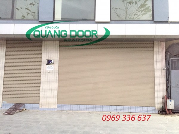 Giá thi công cửa cuốn khe thoáng Quang Door