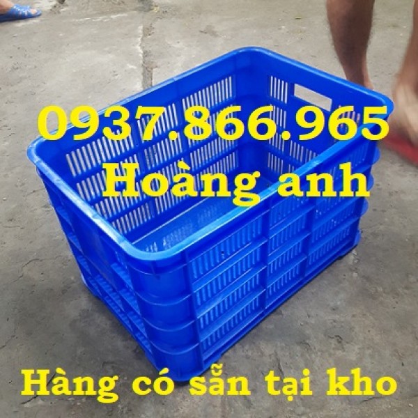 Giá thùng nhựa rỗng, sọt nhựa đựng hàng 3T1, thùng nhựa rỗng dùng trong ngành may mặc