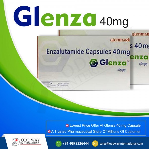 Giá trực tuyến của viên nang Glenza 40mg Enzalutamide