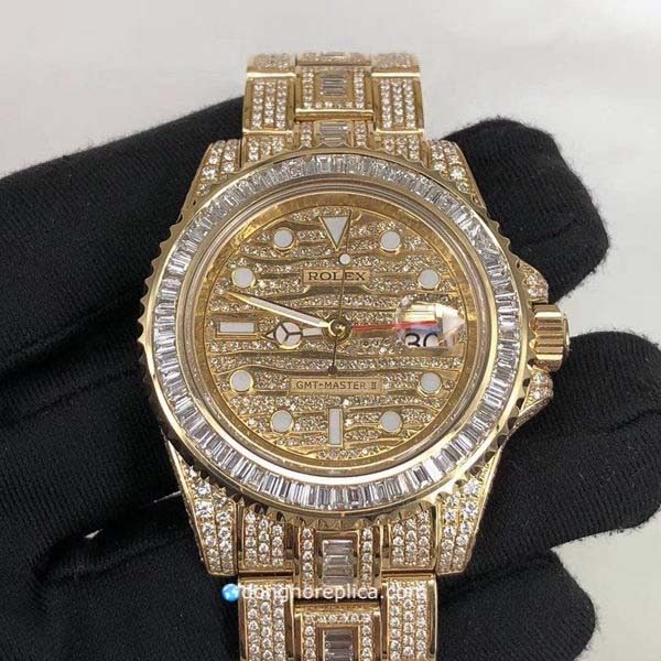 Giới thiệu đồng hồ nam Rolex gmt master ii 40mm super fake cao cấp