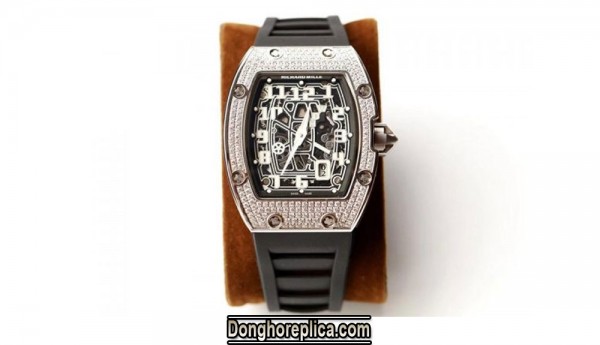 Giới thiệu đồng hồ Richard Mille 6701 đính toàn kim cương siêu cấp