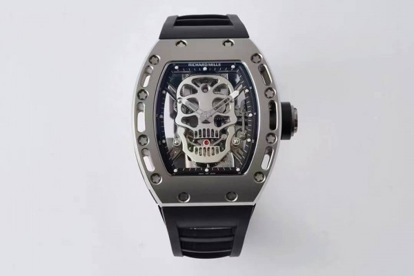 Giới thiệu đồng hồ Richard Mille đầu lâu RM052 Tourbillon Titanium Skull Dial