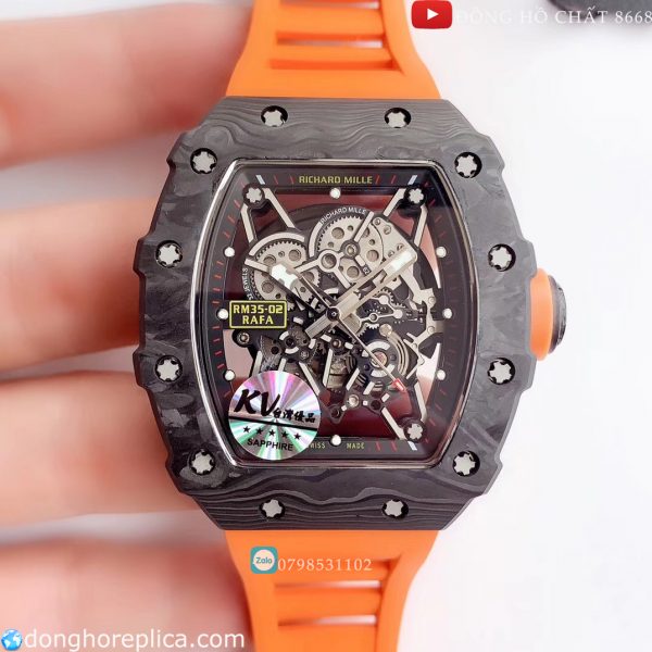 Giới thiệu đồng hồ Richard Mille Orange 35-02 Carbon Rafael Nadal