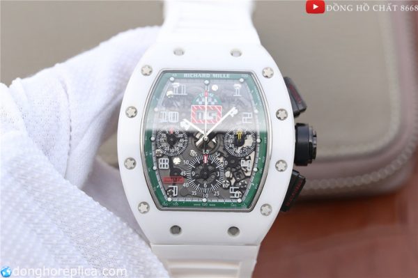 Giới thiệu đồng hồ RM011 Richard Mille White Ceramic 43mm