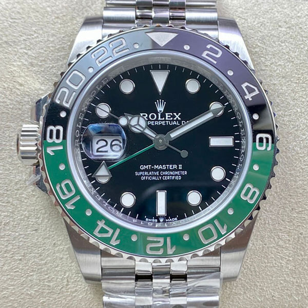 Giới thiệu đồng hồ Rolex Gmt Master ii Batman M126720VTNR-0002 Black Dial