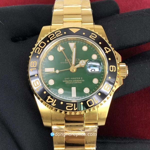 Giới thiệu đồng hồ vàng Rolex everose gold gmt siêu cao cấp
