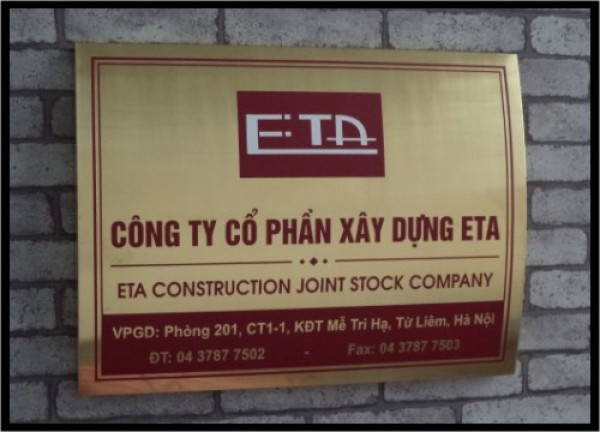 Giới thiệu làm biển công ty chuẩn đepj