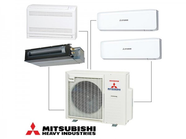 Giới thiệu máy lạnh Multi Mitsubishi Heavy giá rất êm mượt 