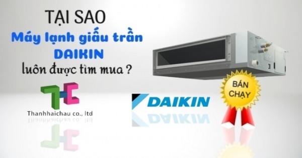 Giới thiệu về máy lạnh giấu trần nối ống gió Daikin