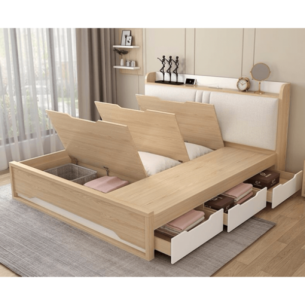 giường ngủ thông minh gỗ công nghiệp - GN-0002