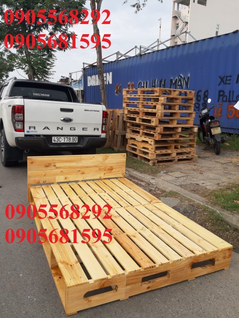 Giường pallet siêu đẹp siêu rẻ 0905681595 