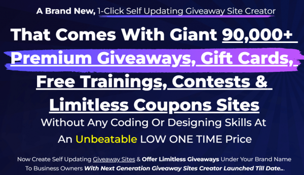 GiveSites Pro OTO - 2022 Full 8 OTO Upsell Links + 88VIP 2,000 Bonuses Value $1,153,856